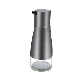 LUXEVER Premium Stainless Steel Oil Dispenser (Stainless Steel + Glass)