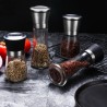 LUXEVER Premium Manual Spice Crusher – Stainless Steel & Glass | Big & Small Sizes