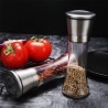 LUXEVER Premium Manual Spice Crusher – Stainless Steel & Glass | Big & Small Sizes