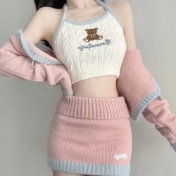 Imported Beautiful 3-Piece Knitted Set