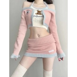 Imported Beautiful 3-Piece Knitted Set