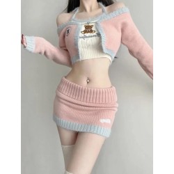 Imported Beautiful 3-Piece Knitted Set