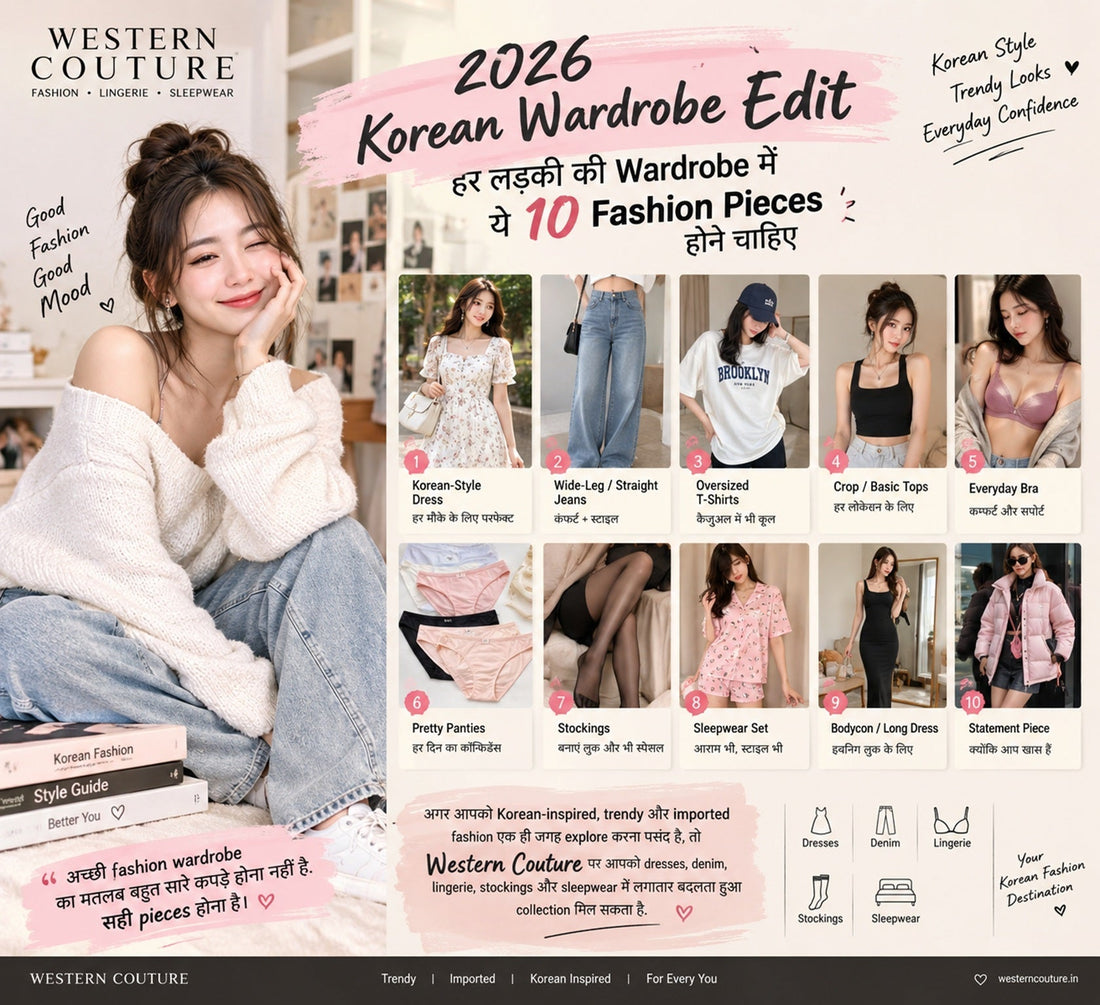 2026 Korean Wardrobe Edit: हर लड़की की Wardrobe में ये 10 Fashion Pieces होने चाहिए