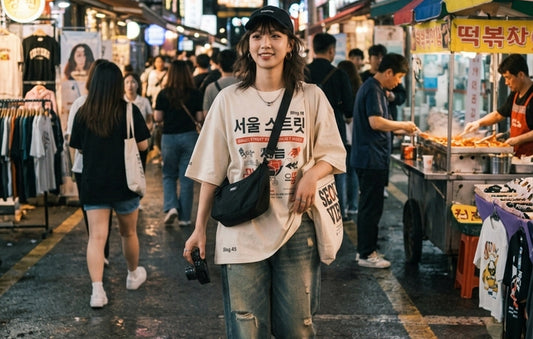 How to Style Oversized T-Shirts for a Chic Korean Look | Western Couture