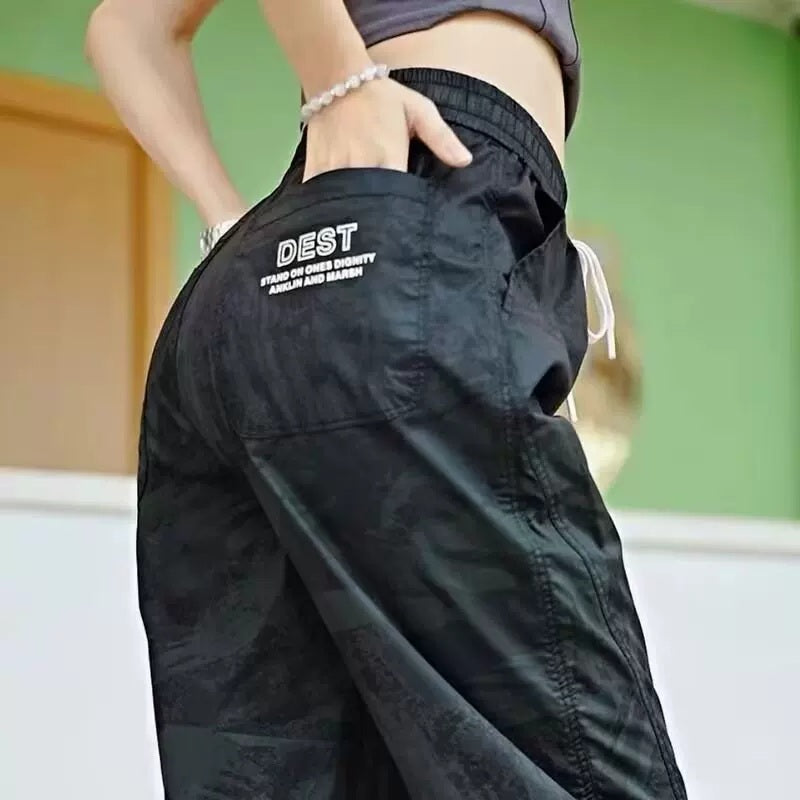 Western Couture Imported Military Print Jogger | Sizes 28–34