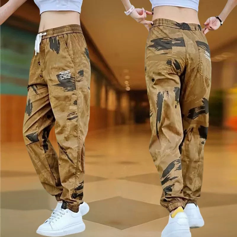 Western Couture Imported Military Print Jogger | Sizes 28–34