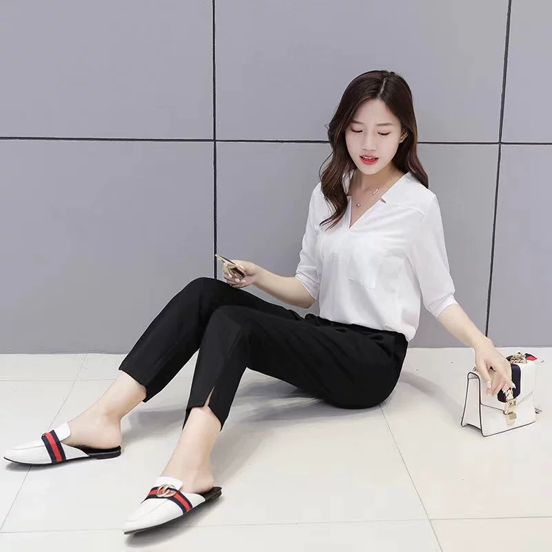 Western Couture Korean Fashion Stylish Formal Pants for Women