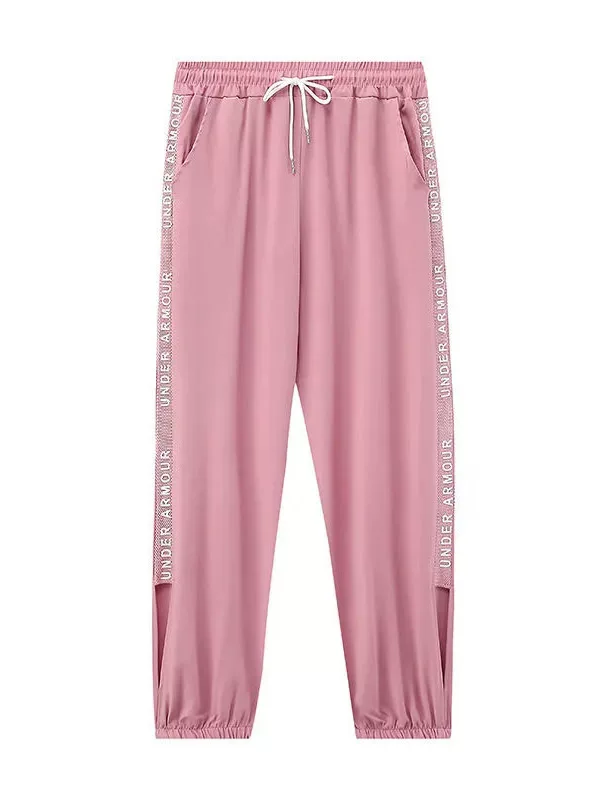 Western Couture Korean Fashion Stylish Side Slit Capris for Women
