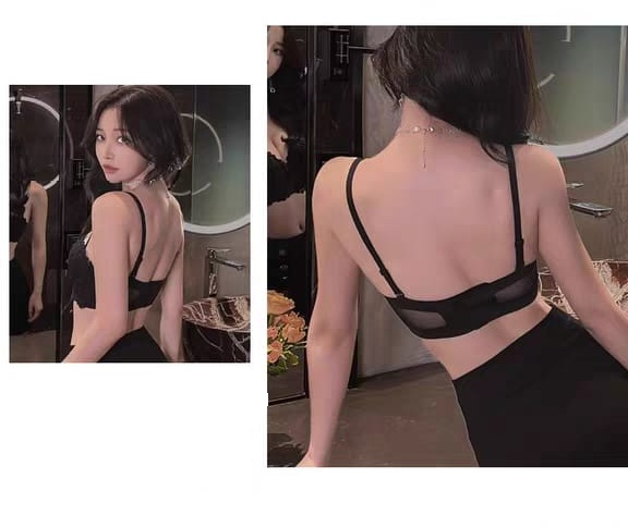 Western Couture Midnight Onyx Scalloped Lace Corset Bustier Bra