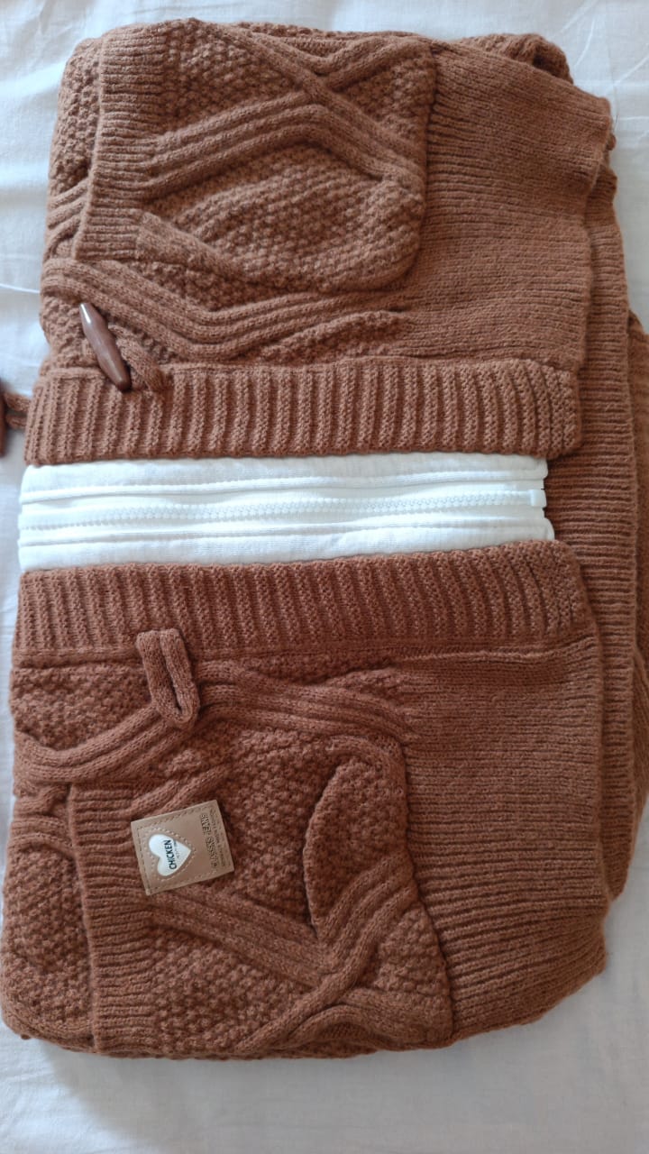 Western Couture Women's Oversized Cable Knit Cardigan - Layered Hooded Winter Sweater