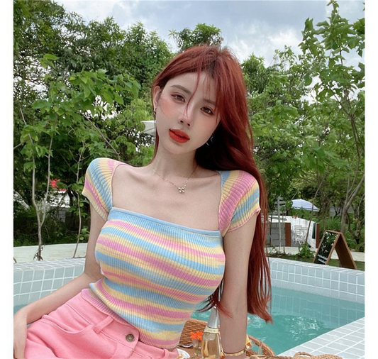 Western Couture Presents: Imported Knitted Trendy Crop Top